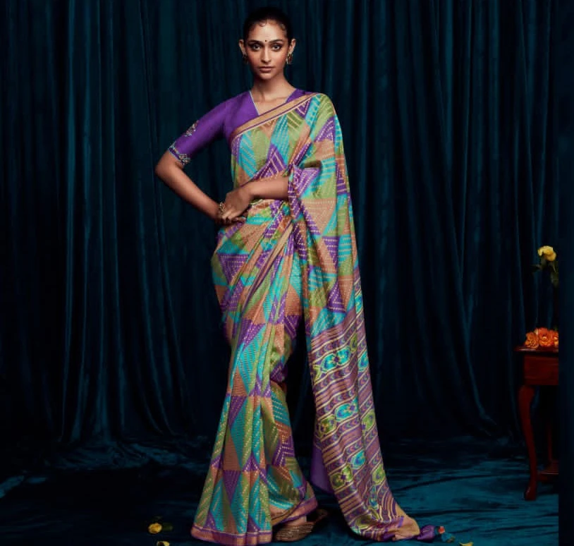 Kimora Meera Vol 12 Silk Brasso Wholesale Fancy Sarees Catalog — Wholesale Sarees, Kimora wholesale from Surat — view 1